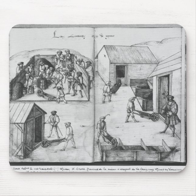 Silver mine of La Croix-aux-Mines, Lorraine Mouse Mat (Front)