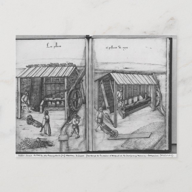 Silver mine of La Croix-aux-Mines, Lorraine Postcard (Front)