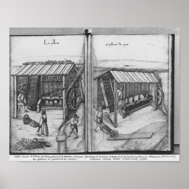 Silver mine of La Croix-aux-Mines, Lorraine Poster (Front)