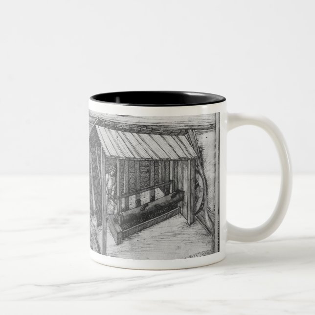Silver mine of La Croix-aux-Mines, Lorraine Two-Tone Coffee Mug (Right)