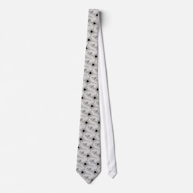 Silver Mini Brot Tie (Front)