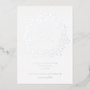 Silver Minimalist Boho Floral Garden