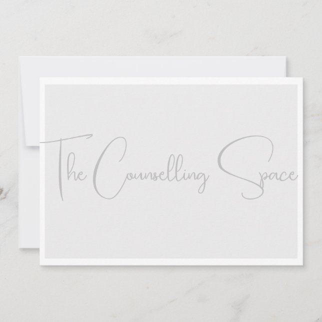 Silver | Modern Elegant Minimal Digital Download Invitation (Front)