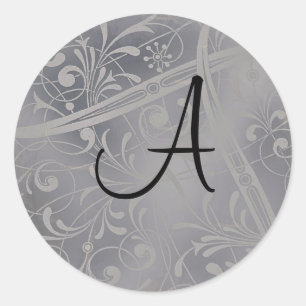 Silver Monogram Envelope Seal