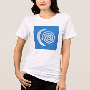 Silver Moon Spiral Tri-Blend Shirt