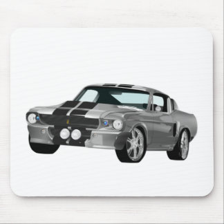 Silver Muscle Car Mouse Mat