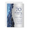 Silver Navy Blue Agate 70th Birthday