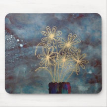 Silver Night Mouse Pad