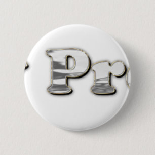 silver Not My President 6 Cm Round Badge