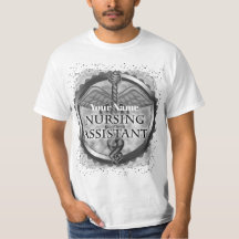 Silver Nursing Assistant Nurse t-shirt
