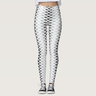 Silver Ombre Diamond Leggings