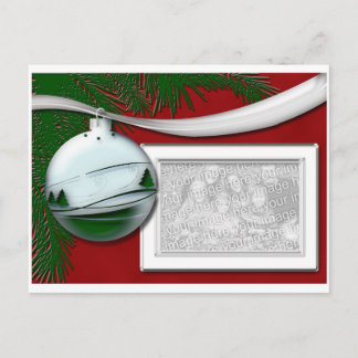 Silver Ornament Photo frame Postcard
