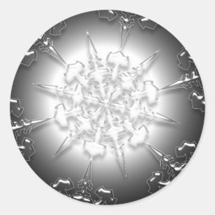 Silver Ornament Sticker