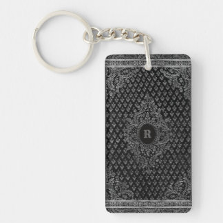 Silver Ornamental w/out your Monogram Keychain
