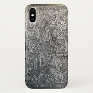 silver orthodox religious book metal decoration co iPhone x case