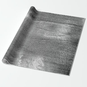 Silver Paint Industrial Abstract Gray Graphite Vip Wrapping Paper