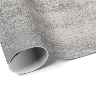 Silver Paint Industrial Cement Gray Graphite Gold Wrapping Paper