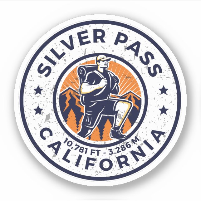 Silver pass, California hiking trails (Front)