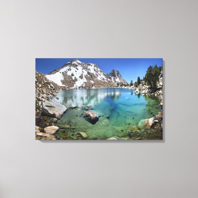 Silver Pass Tarn - Johm Muir Trail Canvas Print (Front)
