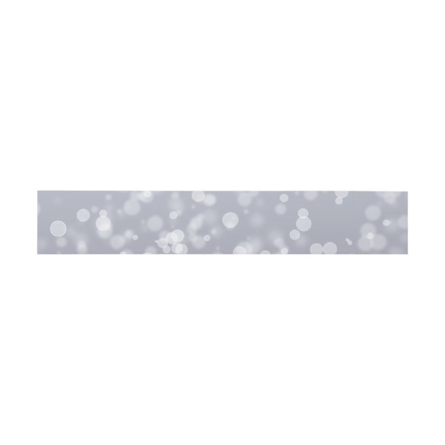 Silver Pattern Belly Band Invitation Belly Band (Flat)