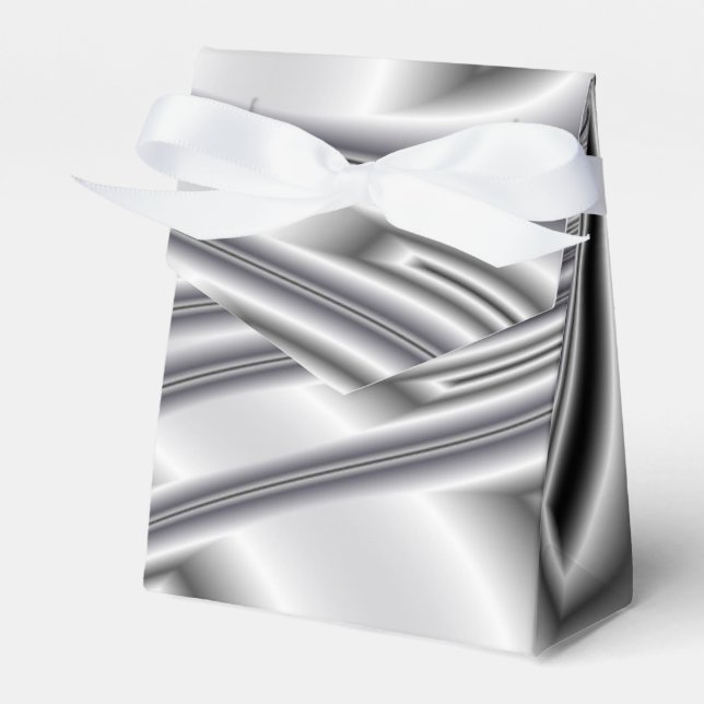 Silver Pattern Favour Box (Front Side)