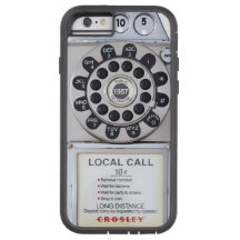 silver payphone iphone case