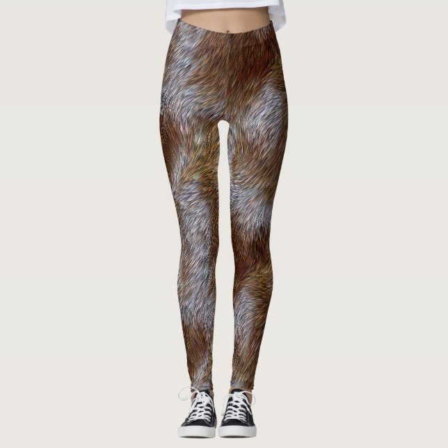 Silver peeling leggings (Front)