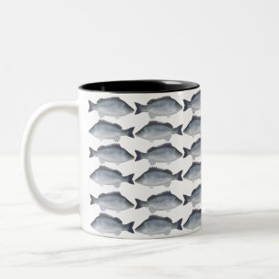 Silver Perch Two-Tone Coffee Mug