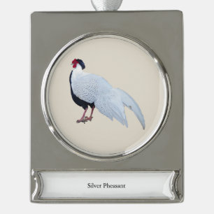 Silver Pheasant ornament