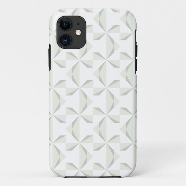 Silver Pinwheels Case-Mate iPhone Case (Back)