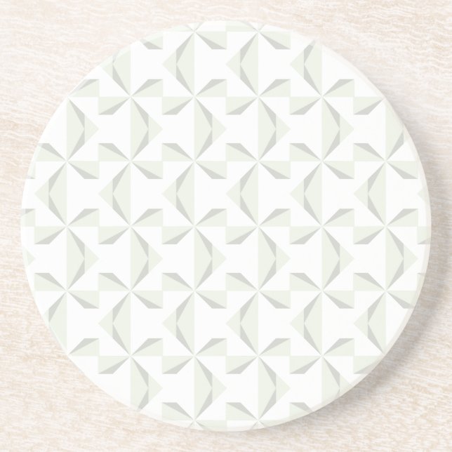 Silver Pinwheels Coaster (Front)
