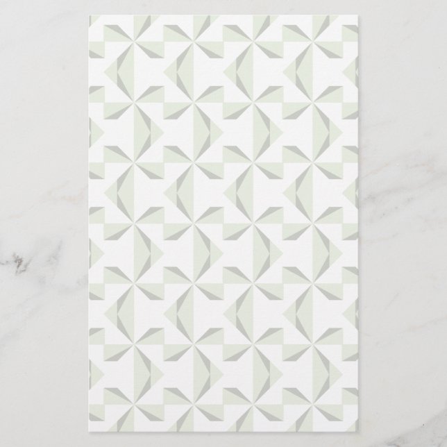 Silver Pinwheels Stationery (Front)