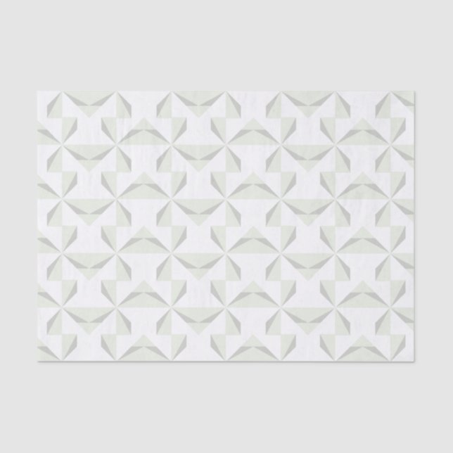 Silver Pinwheels Tissue Paper (Front)