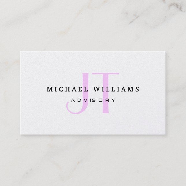 Silver-plated metal elegant professional of golden business card (Front)