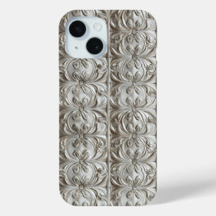 Silver Plates Pattern iPhone 15 Case