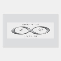 Silver Platinum Infinity Hand Clasp Wedding Favour