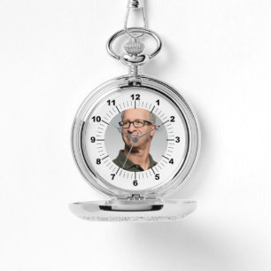 Silver Pocket Wat - Personalised  Watch