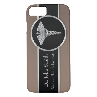 Silver Professional Medical Caduceus iPhone 8/7 Case