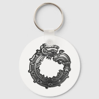 Silver Quetzalcoatl Key Ring