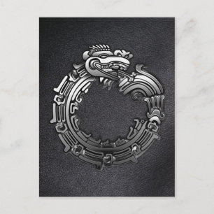 Silver Quetzalcoatl Postcard