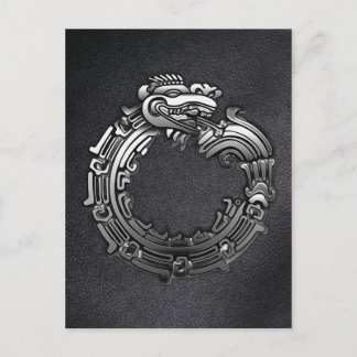 Silver Quetzalcoatl Postcard