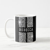 Silver Racing Stripe Personalised Name