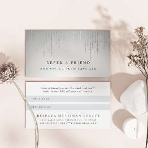 Silver Rain Referral Card