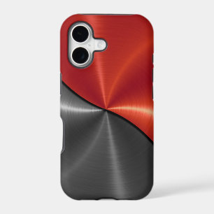 Silver Red Shiny Steel Metal 3