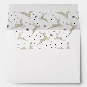 Silver Reindeers Envelopes