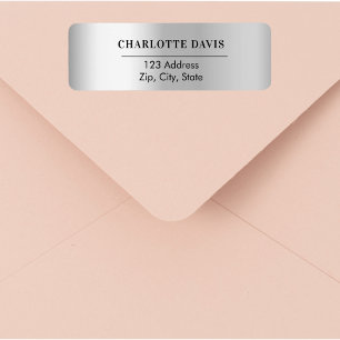Silver return address 