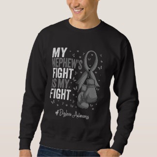 Silver Ribbon Nephew Dyslexia Awareness Sweatshirt