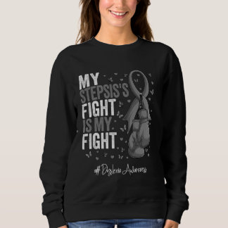 Silver Ribbon Stepsister Dyslexia Awareness Sweatshirt