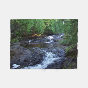 Silver River Falls fleece blanket