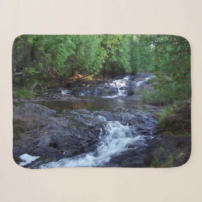 Silver River Falls sherpa blanket (Front (Horizontal))